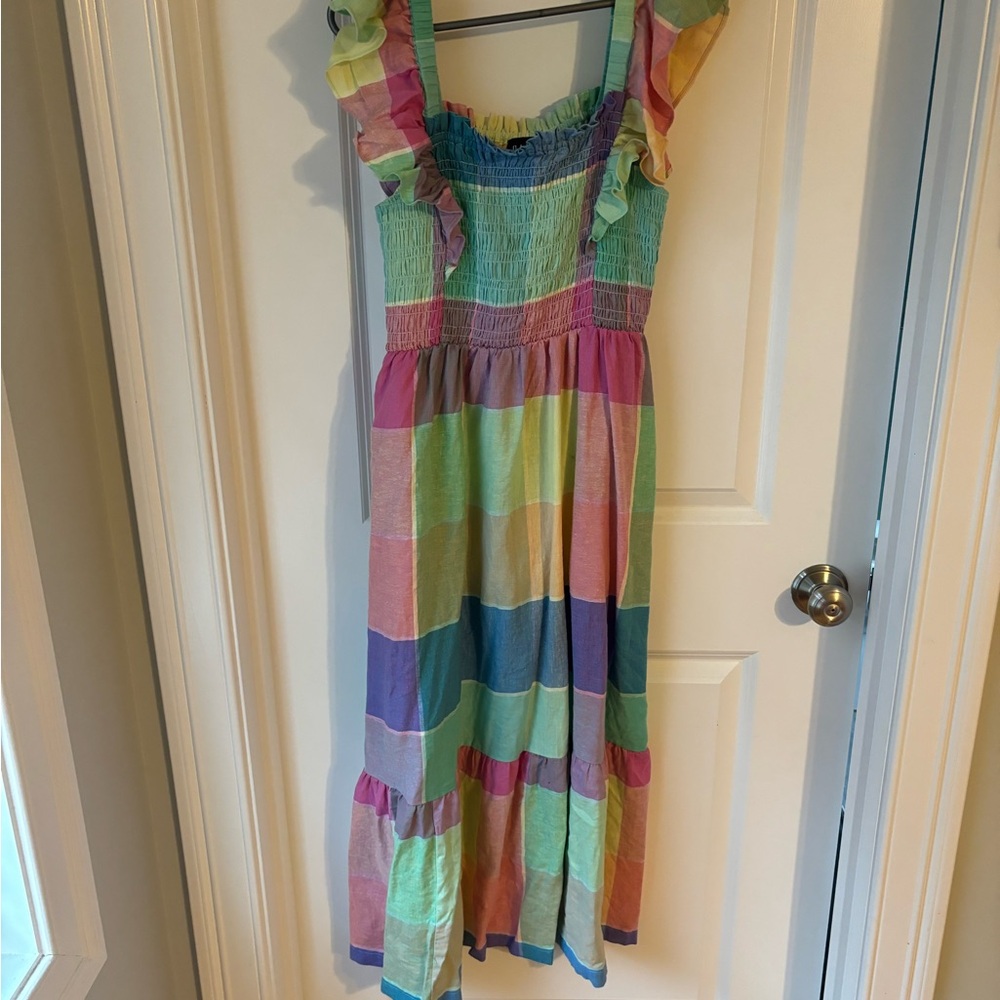 Gap Multicolor Patchwork Dress - image 1